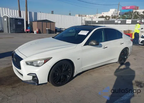 2018 Infiniti Q50 3.0T Sport z USA, uszkodzony, nr VIN JN1EV7AP2JM359889